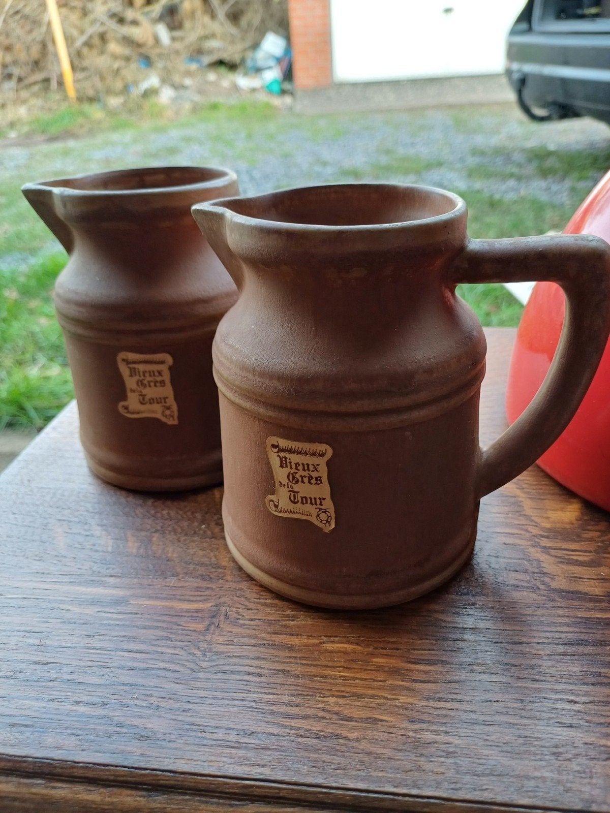 2 Très beaux pots en grès, Enlèvement