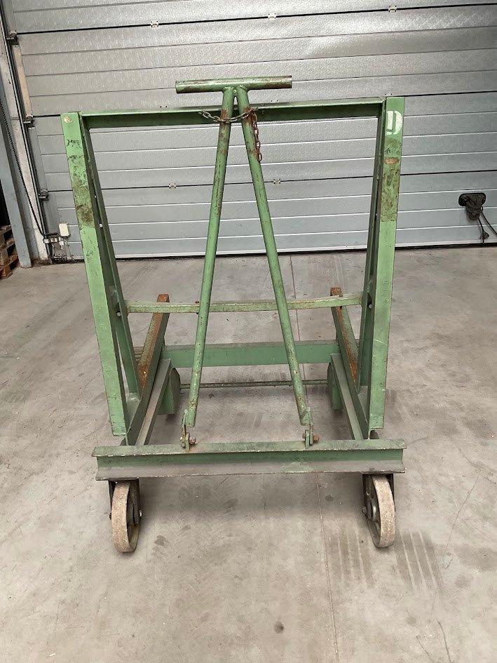 metalen kar met trekbeugel, Doe-het-zelf en Bouw, Metalen, Ophalen, Gebruikt, IJzer