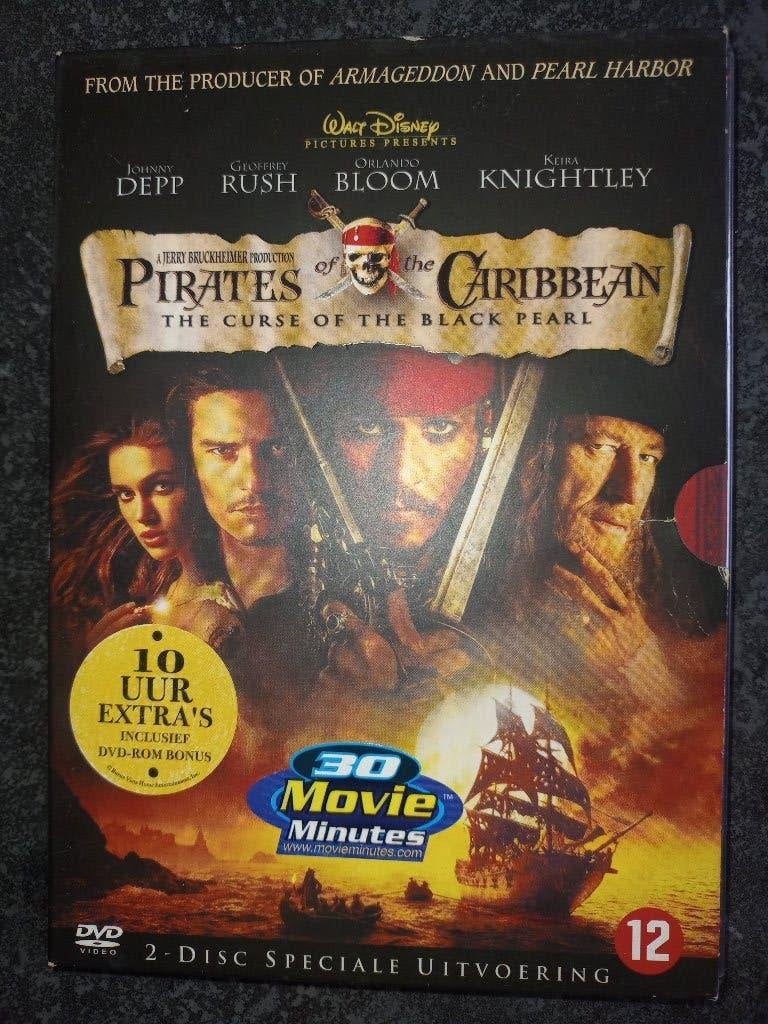 PIRATES OF THE CARRIBEAN THE CURSE OF THE BLACK PEARL, Cd's en Dvd's, Engels, Nederlands, Bonusmateriaal, Ophalen of Verzenden