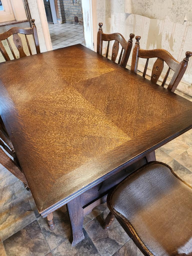 Rustieke uitschuifbare tafel, Ophalen