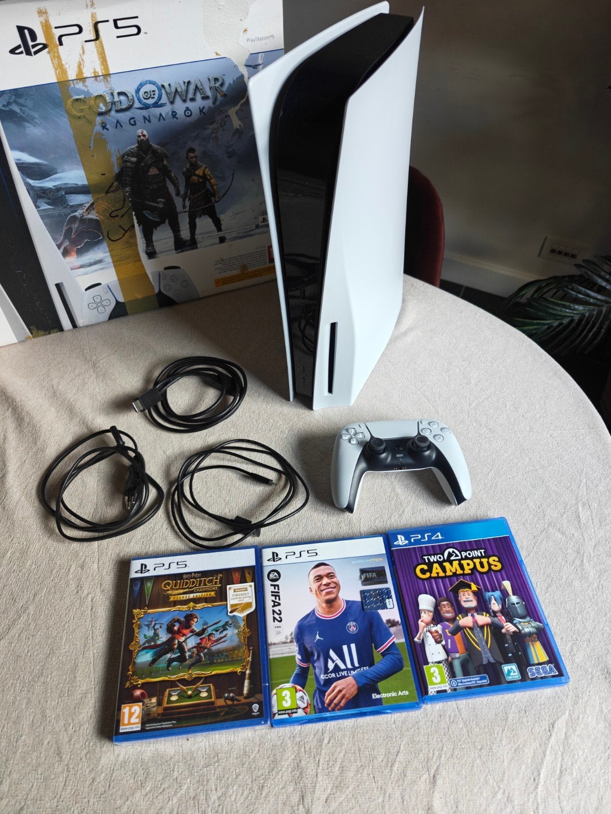 Playstation 5 + controller + games, Games en Spelcomputers, Ophalen, Playstation 5