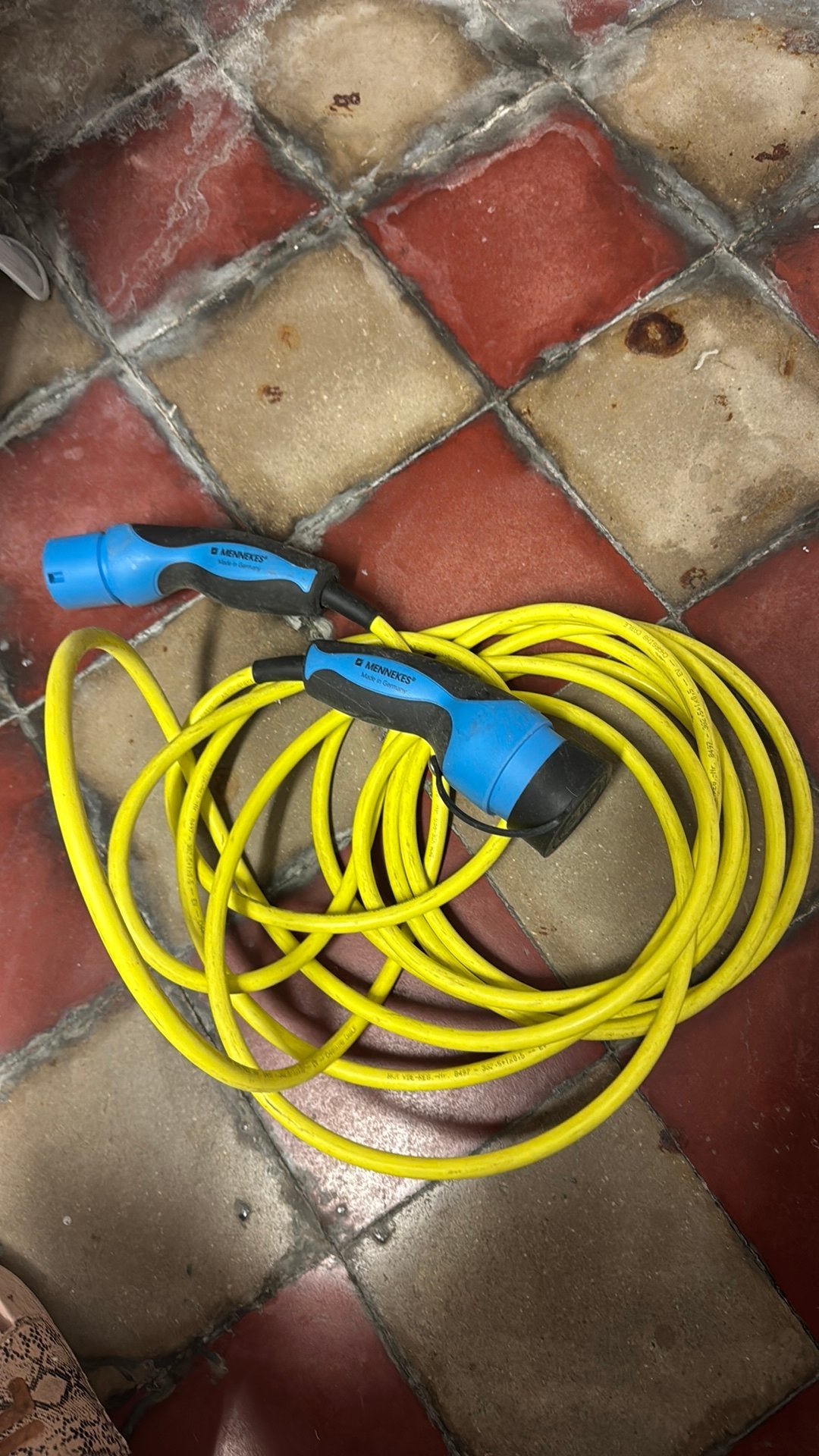 Mennekes oplaadkabel, Ophalen, Gebruikt, Laadkabel