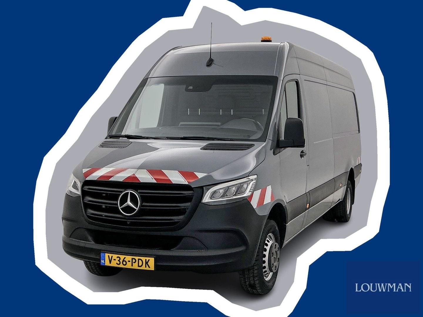 Mercedes-Benz Sprinter 519 3.0 CDI L3H2 V6 Led koplampen 360, Autos, Camionnettes & Utilitaires, Argent ou Gris, Achat, Entreprise
