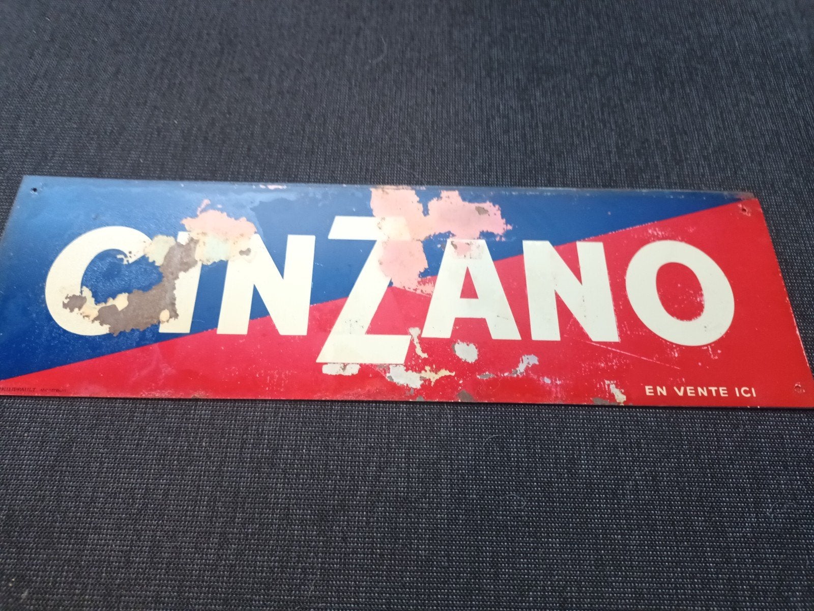 Cinzano Reclamebord (Jaren '50/'60), €€€%, Ophalen of Verzenden, ###, ###