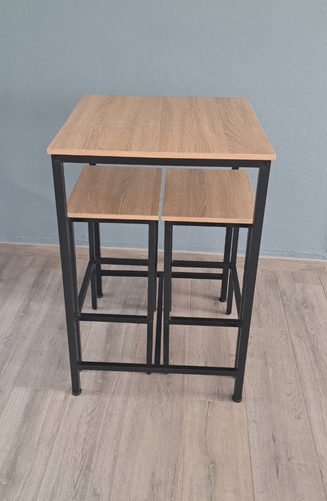 Table haute et tabourets, Enlèvement, Comme neuf