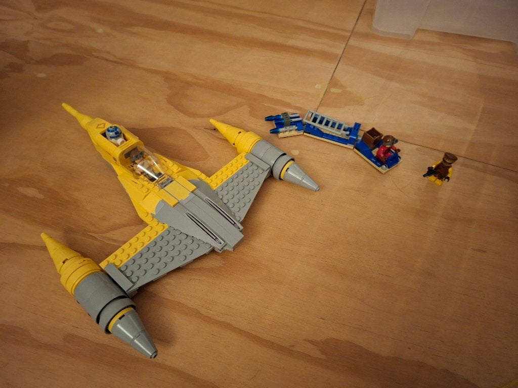 Lego Naboo Fighter, Lego, Minifigurines incluses, Comme neuf, Autres types