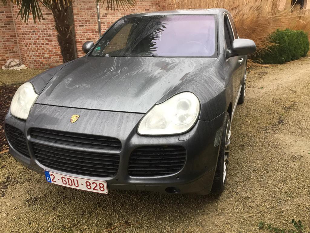 Porsche cayene turbo lichte vracht lpi, Auto's, Porsche, Particulier, Cayenne, LPG, Blauw, Ophalen