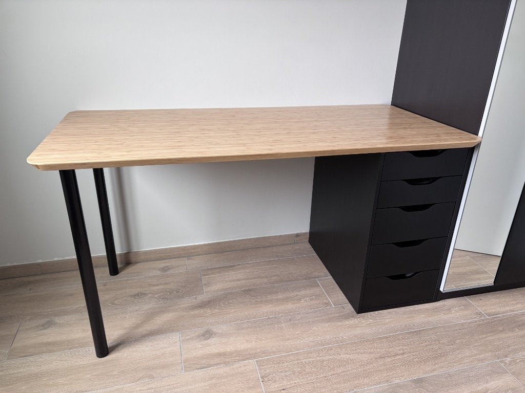 Bureau IKEA, Maison & Meubles, Bureaux, Démontable, Classique, 65 cm, Comme neuf