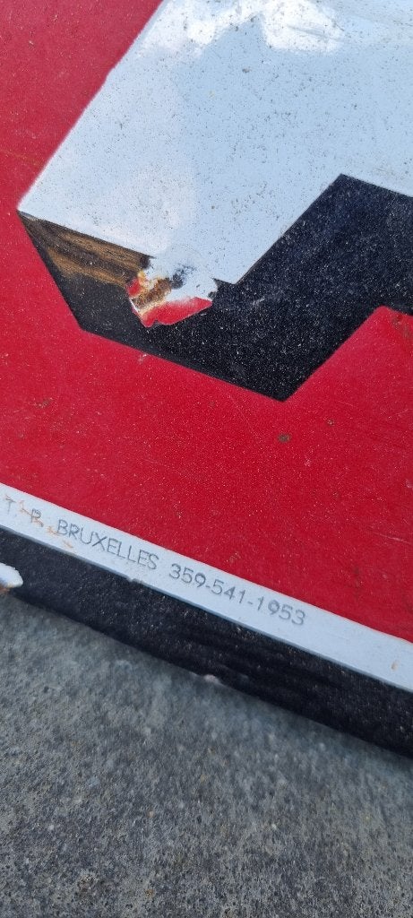 Emai bierbord, Ophalen, Gebruikt, Reclamebord, Plaat of Schild, Overige merken