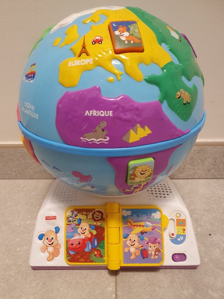 Globe terrestre de Puppy Fisher-Price, Enlèvement, Utilisé, Autres types, Sonore