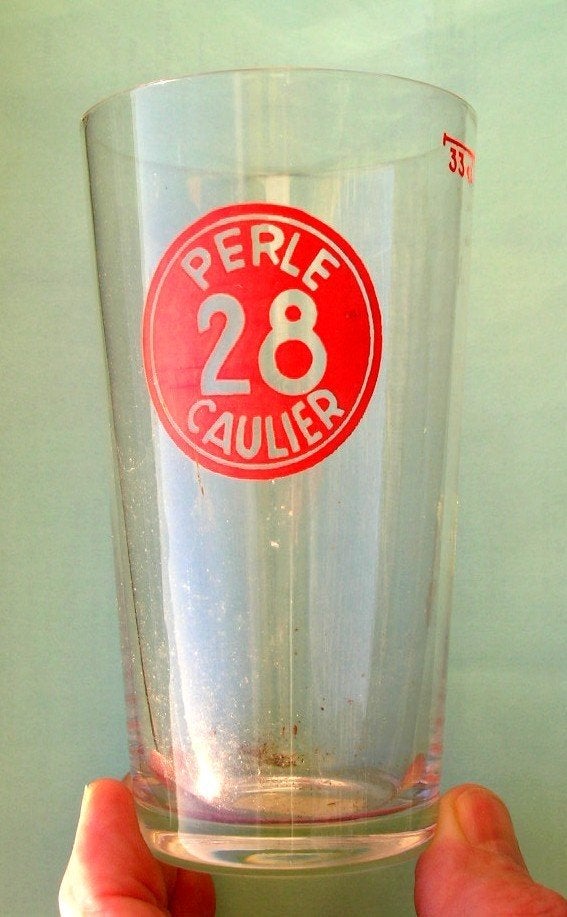 CAULIER  Perle 28  33 cl, Collections, Enlèvement ou Envoi, Comme neuf, Verre ou Verres