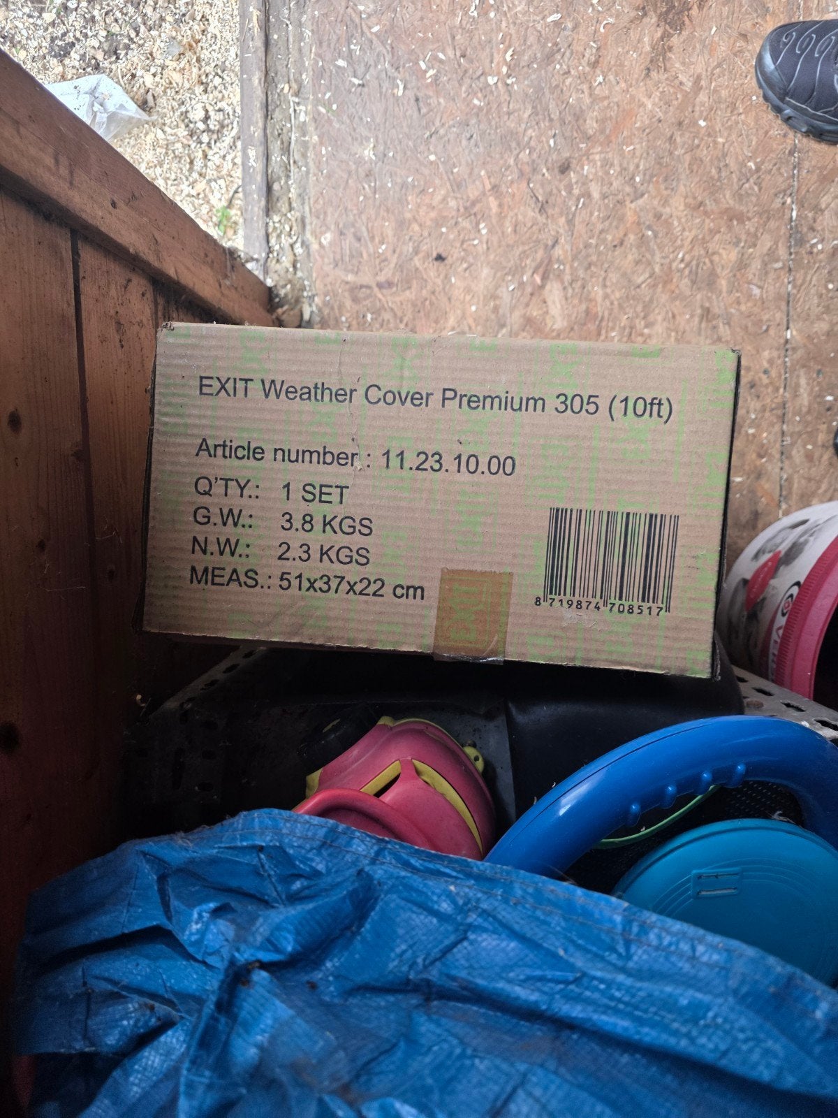 winterhoes trampoline diameter 305cm nieuw, Ophalen, Nieuw
