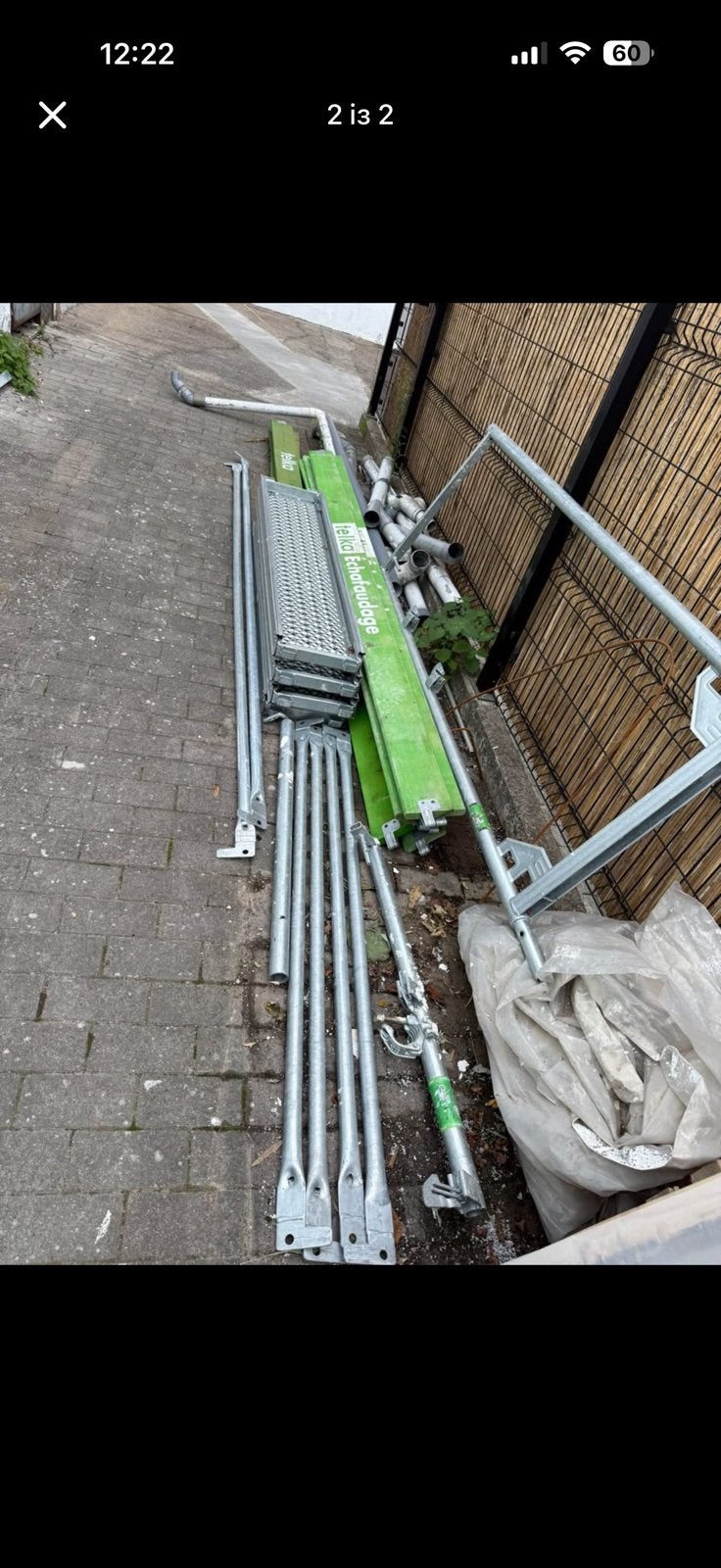 Échafaudage 120 m2, Enlèvement ou Envoi, Comme neuf