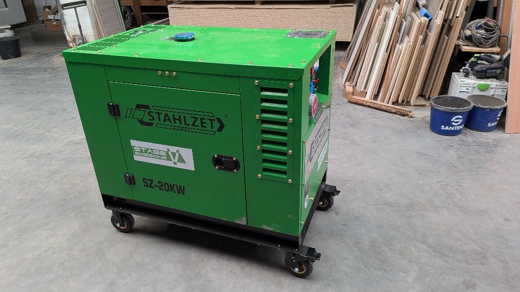 Générateur diesel Stahlzet SZ-20KW, Bricolage & Construction, Neuf, Réduction de bruit, 10 à 30 kVA, Enlèvement
