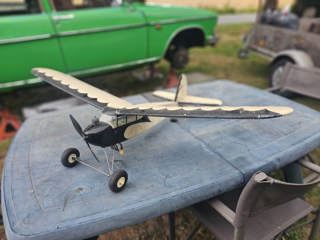 RC Durafly Retro vliegtuigJunior, Ophalen, Gebruikt, Elektro