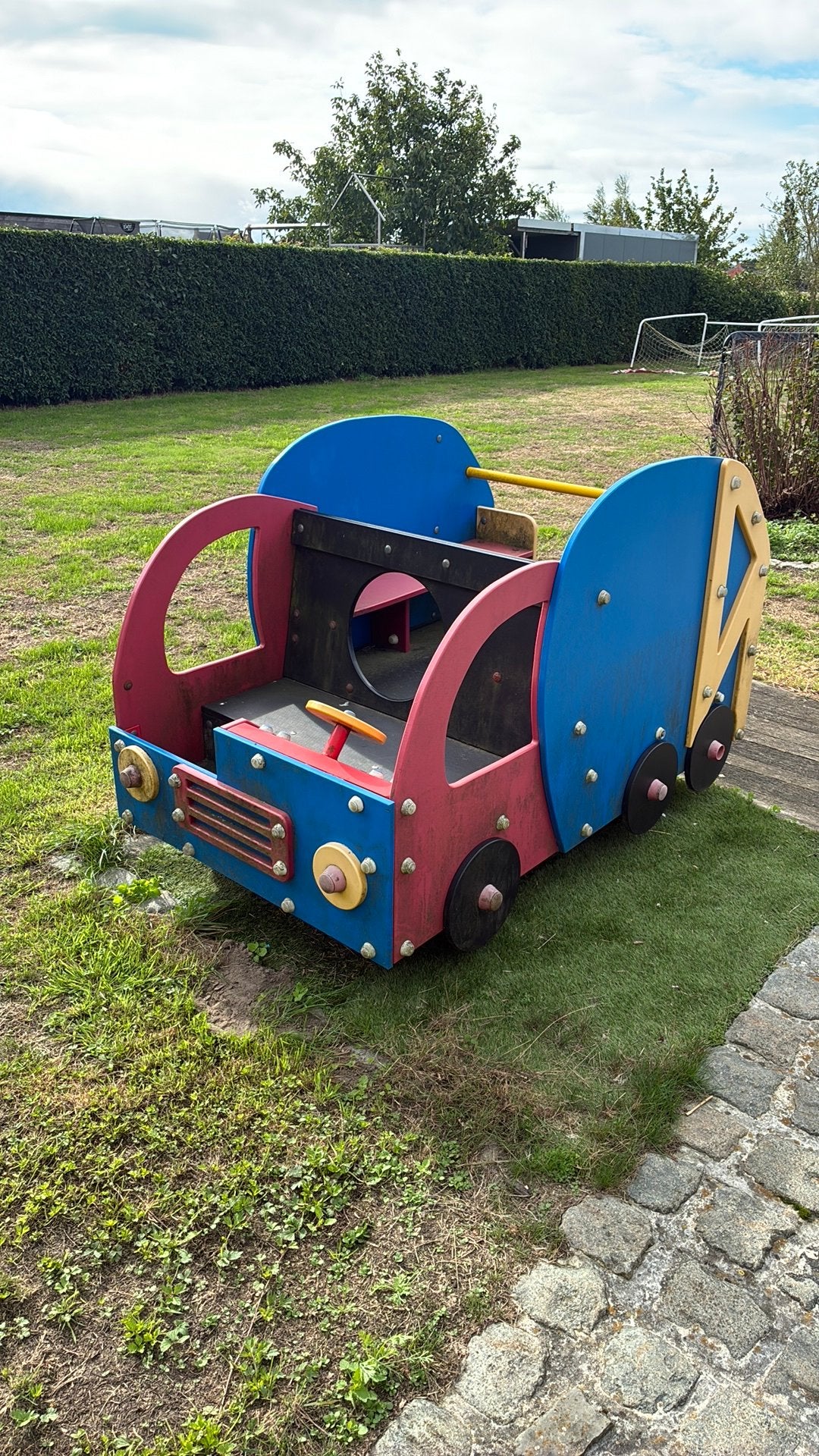Speelauto buiten, Ophalen, Gebruikt