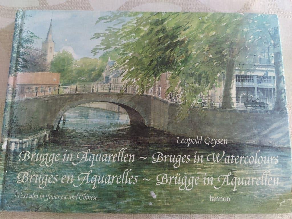 boek: Brugge in KANTtekeningen+Brugge in aquarellen, Ophalen of Verzenden, Schilder- en Tekenkunst