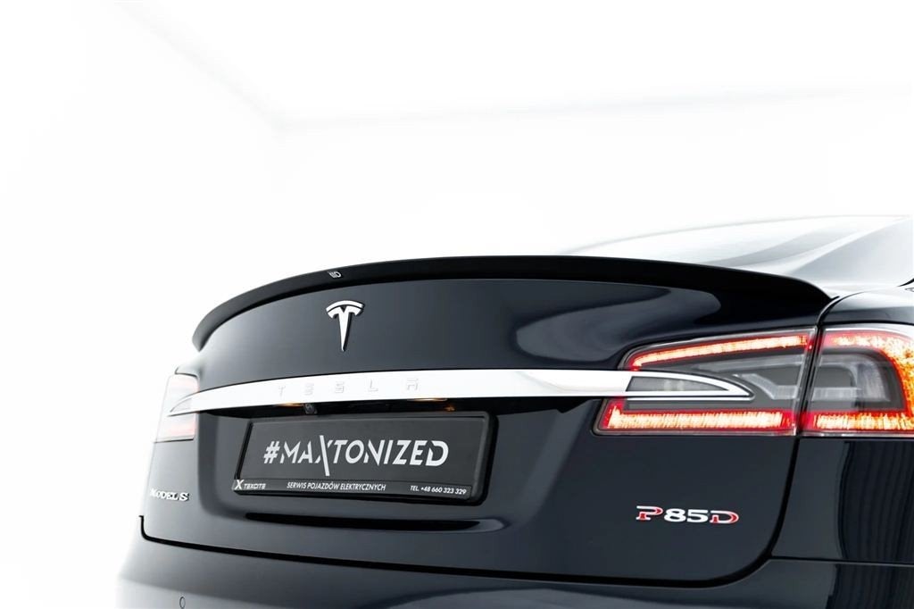 Maxton Design Tesla Model S Mk1 Achterklep Spoiler Cap, Verzenden