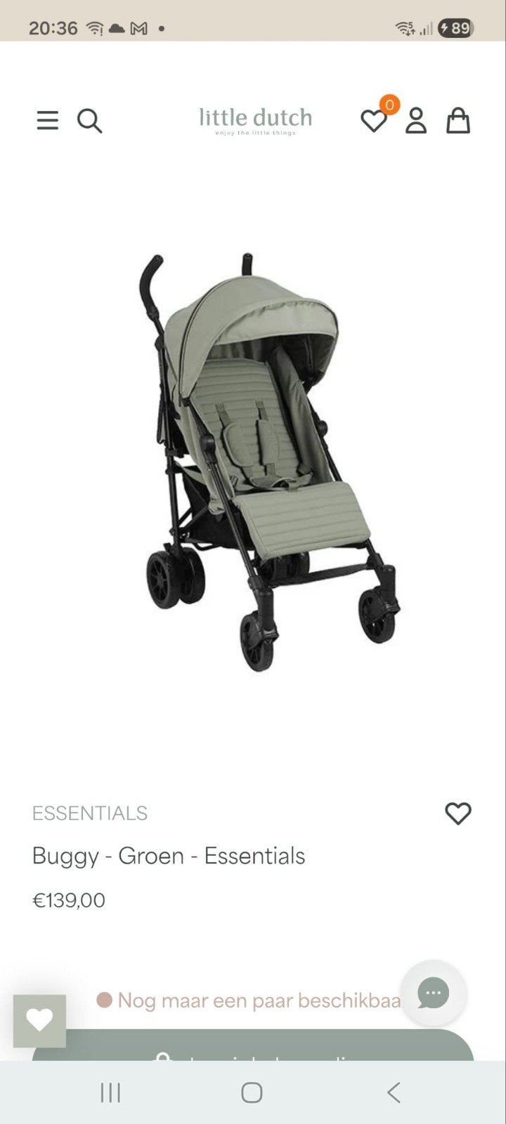 Kinder buggy, Enlèvement