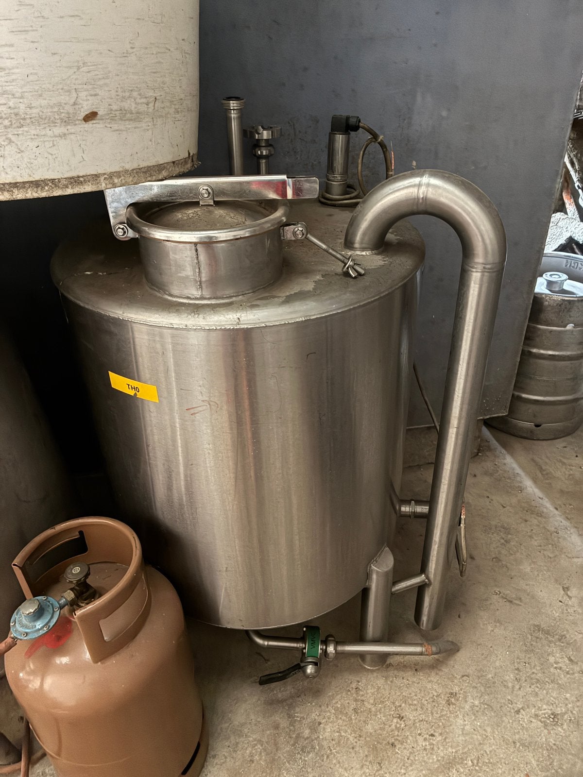 Cuve inox 200litres, Enlèvement, Comme neuf