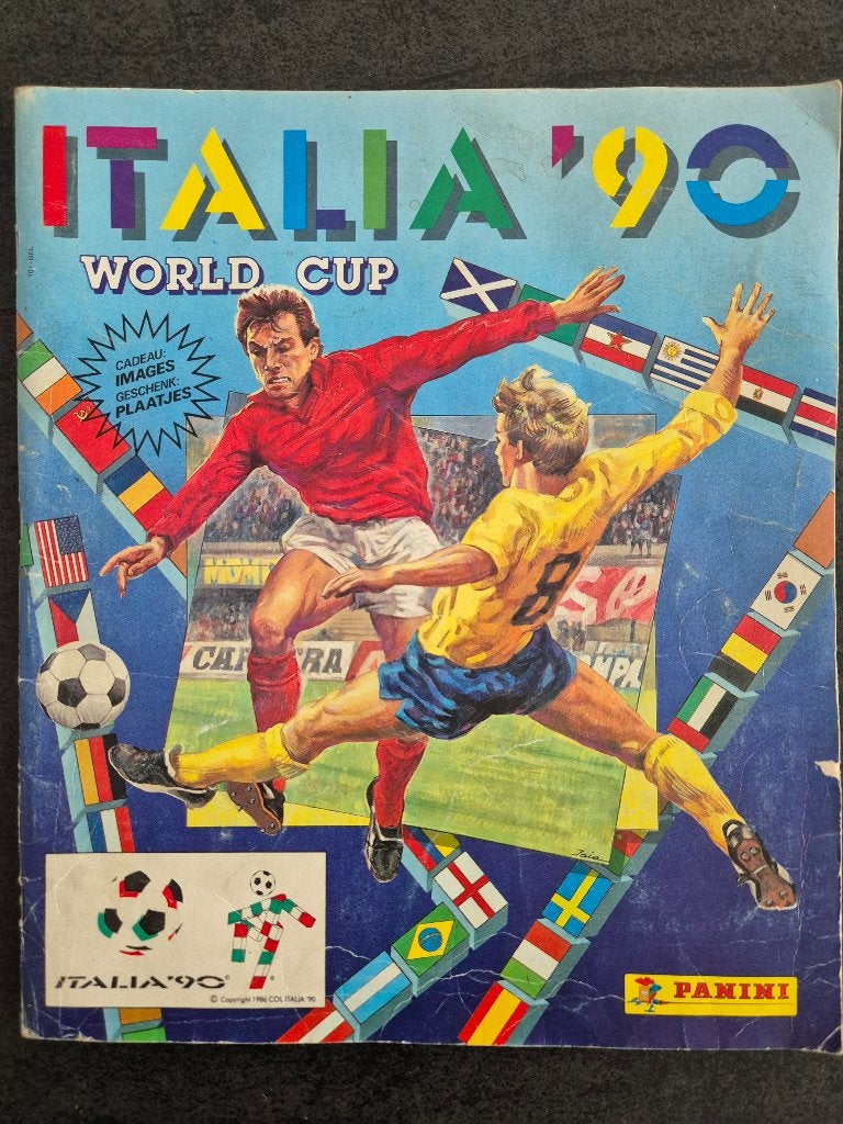 ALBUM PANINI WK 1990 ITALIE, Collections, Enlèvement ou Envoi, Utilisé