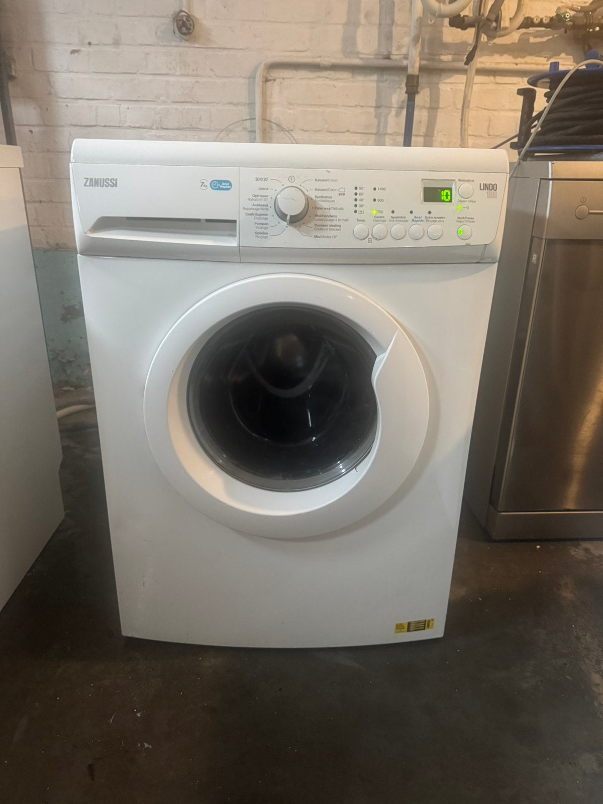 Lave-linge, Zanussi, Enlèvement, Comme neuf