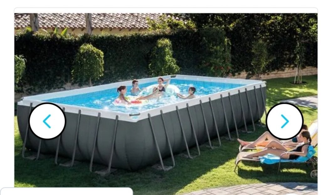 Zwembad INTEX Ultra XTR, Tuin en Terras, Zwembaden, Nieuw, Opzetzwembad, 120 cm of meer, 400 cm of meer, 300 cm of meer, Rechthoekig
