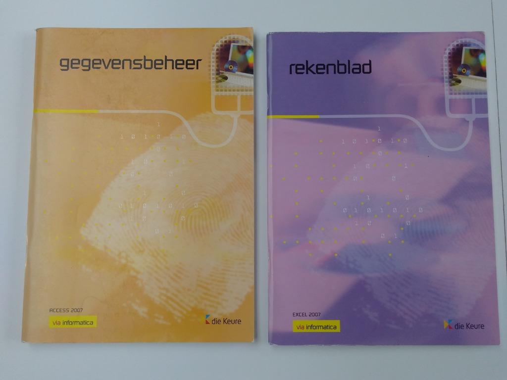 Via informatica Gegevensbeheer / Rekenblad : Guy Steppe, Informatica en Computer, Ophalen of Verzenden, Zo goed als nieuw, Guy Steppe / vanderbiesen