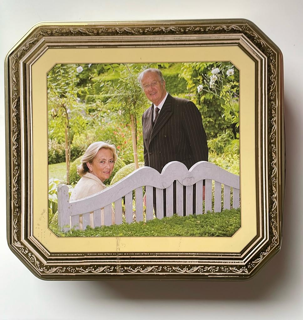 Albert en Paola- Blikken doos Delacre, Verzamelen, Ophalen of Verzenden, Gebruikt
