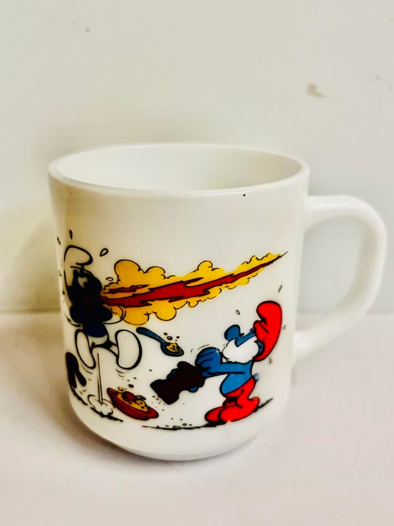 Smurfen tas 1983 - perfect, Verzamelen, Ophalen of Verzenden, Zo goed als nieuw, Verschillende Smurfen, Gebruiksvoorwerp