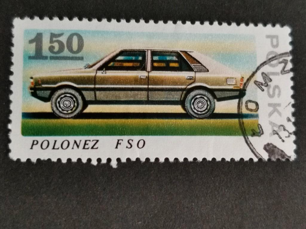 Polen 1978 - vintage auto Polonez - Poolse autoindustrie, Ophalen of Verzenden, Polen, Gestempeld