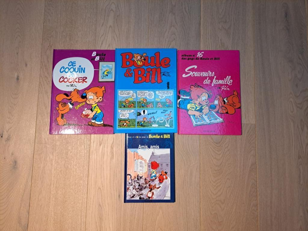 Lot de 4 BD Boule & Bill (Tomes 1, 16, 17 + Best of 9), Plusieurs BD, Enlèvement, Comme neuf, Roba