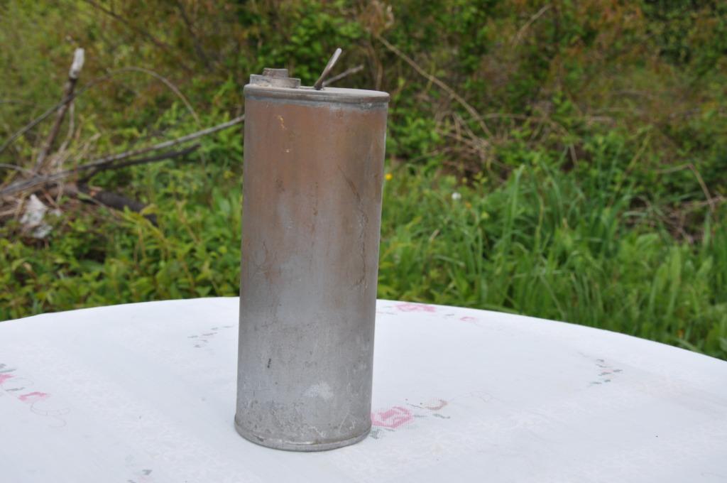 ancienne bouillotte cylindrique en metal, Antiquités & Art, Enlèvement ou Envoi