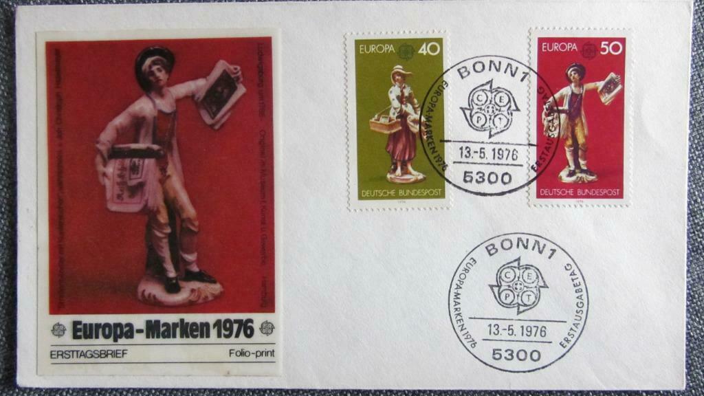 FIRST DAY COVER- THEMA EUROPA- DUITSLAND  1976, Enlèvement ou Envoi, Affranchi