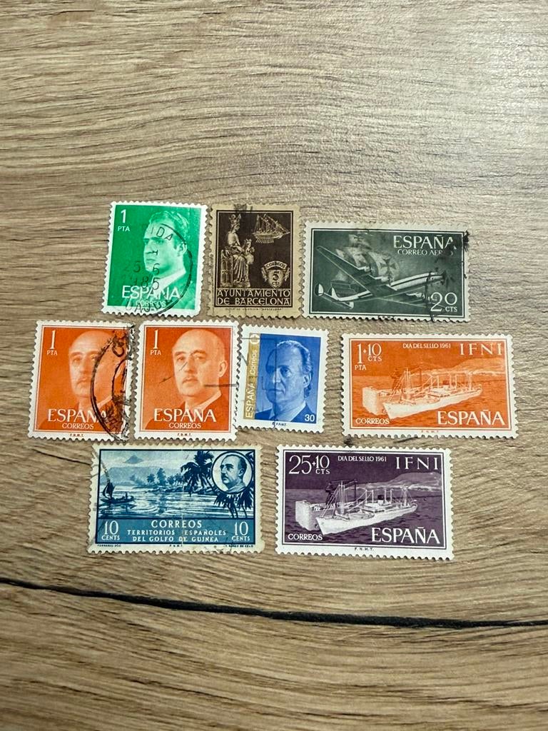 Lot de timbres de l’Espagne, Enlèvement ou Envoi, Affranchi