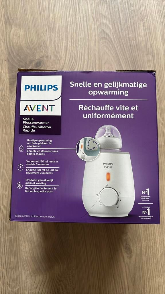 Philips Avent - Snelle flessenwarmer, Ophalen, Nieuw, Flessen- of potjesverwarmer