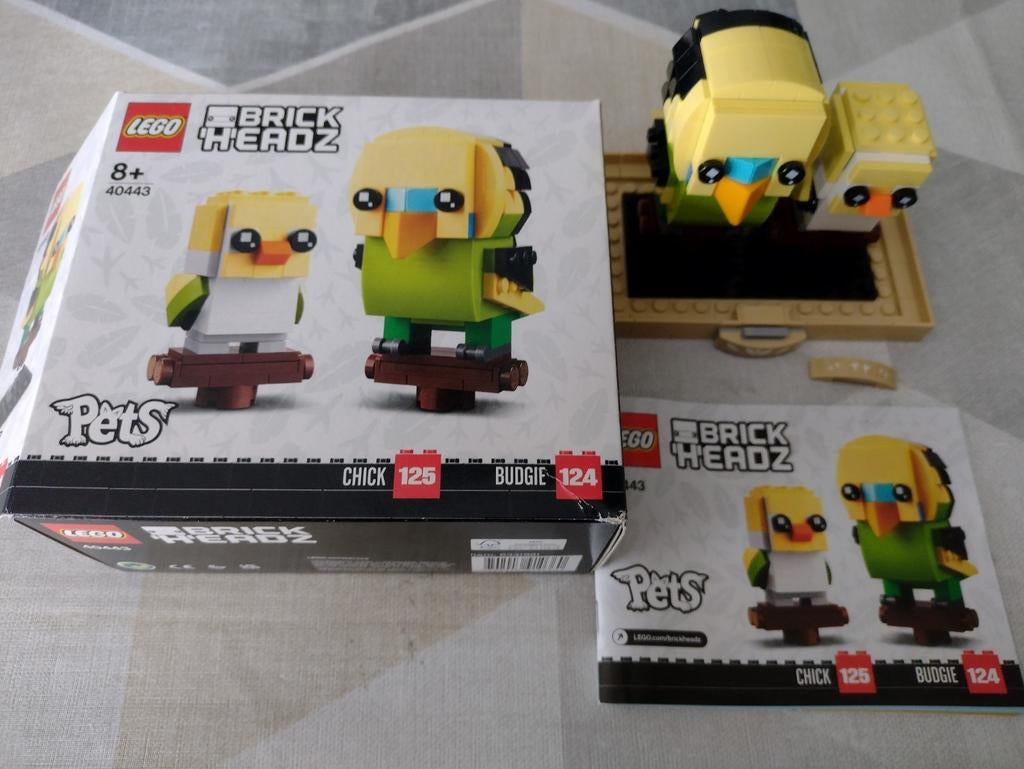Lego Brick Headz, 40443, parkiet, Ophalen of Verzenden, Zo goed als nieuw, Complete set, Lego