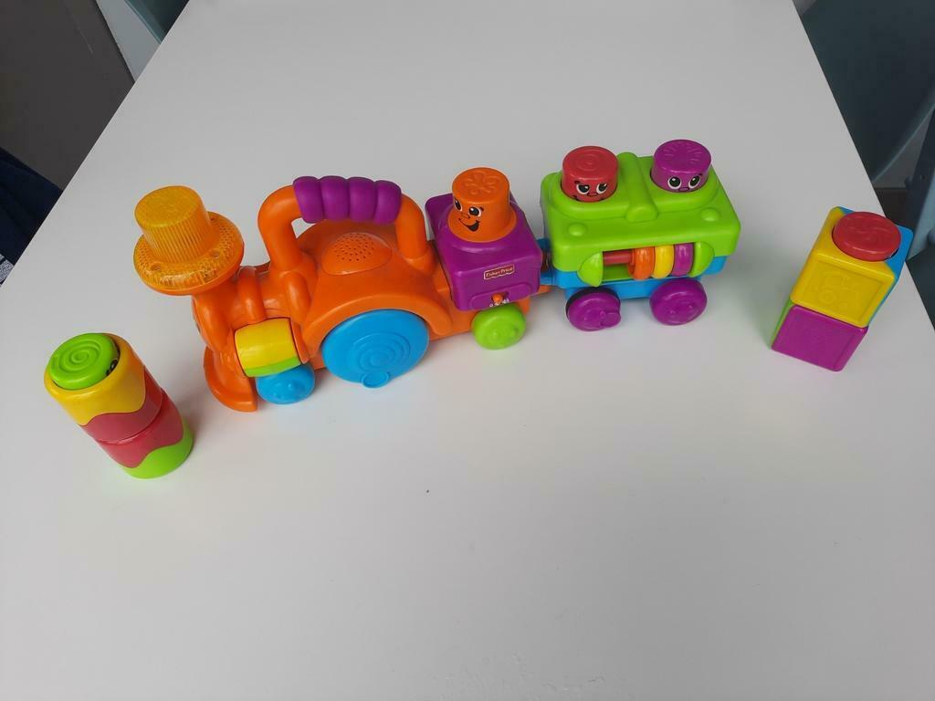 Trein Fisher Price, Kinderen en Baby's, Speelgoed | Fisher-Price, Ophalen, Gebruikt, Auto of Voertuig, Met licht