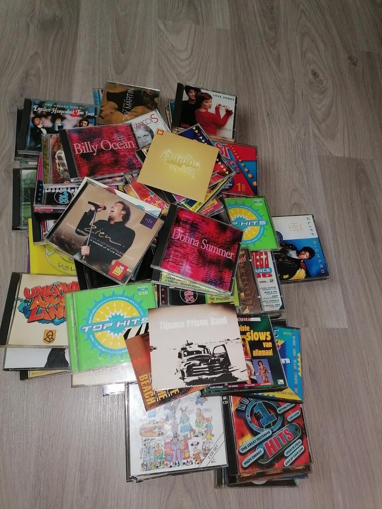 Verschillende cd's 80 stuks, Ophalen, Gebruikt, Boxset