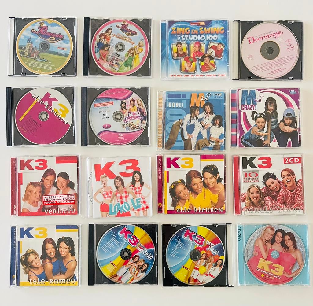 CD’s kids : K3, Prinsessia, Mkids, Samson&Gert, Disney, ..., Ophalen, Gebruikt