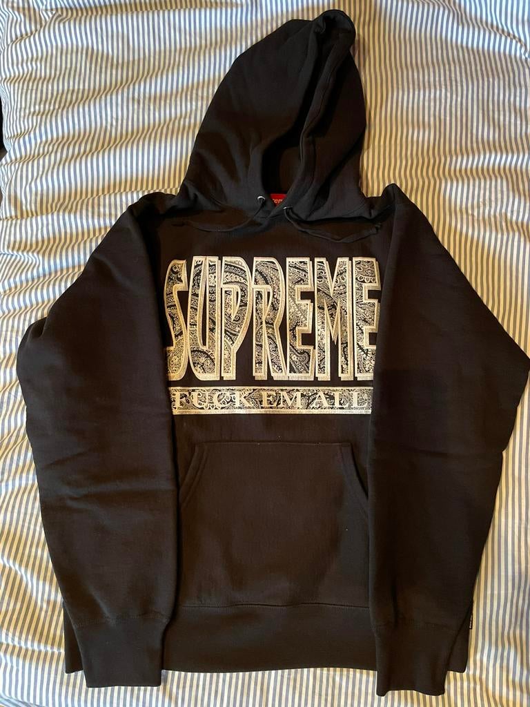 SUPREME HOODIE MEDIUM NEW, Kleding | Heren, Maat 48/50 (M), Zwart, Nieuw, Ophalen of Verzenden