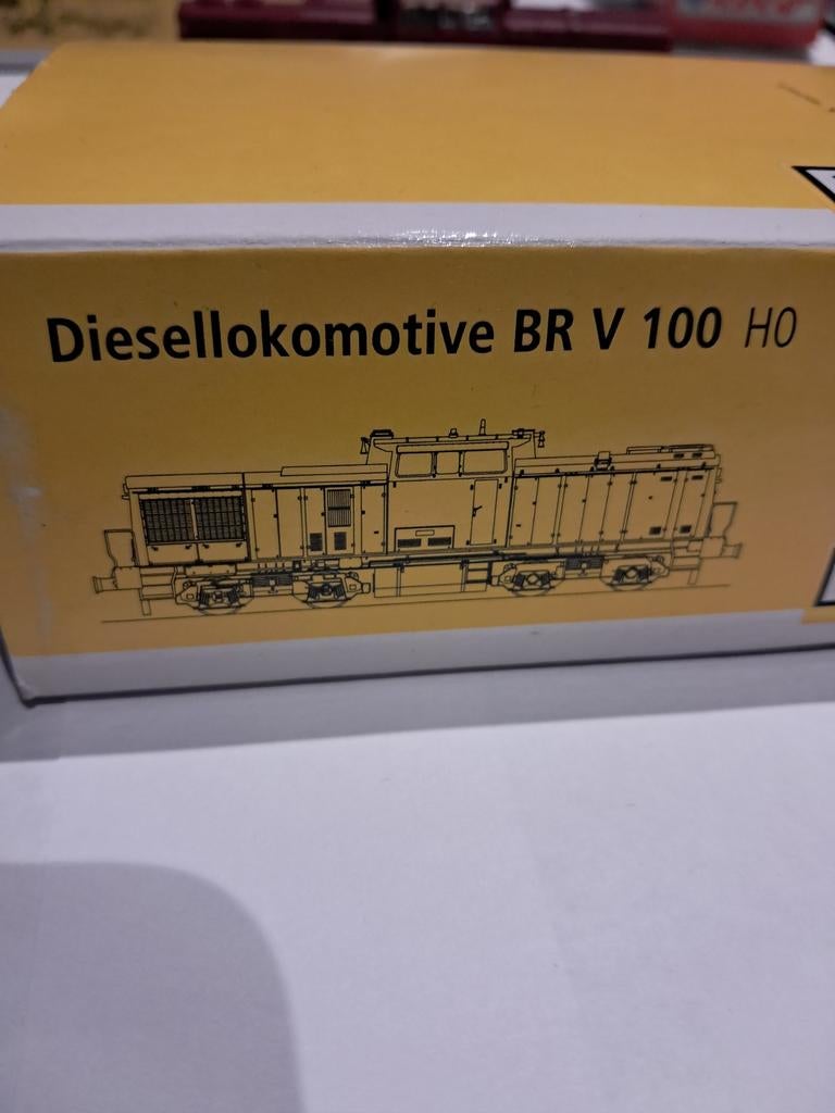 Brawa museum locomotief DR V100 DC/SOUND, Hobby en Vrije tijd, Modeltreinen | H0, Ophalen of Verzenden, Locomotief