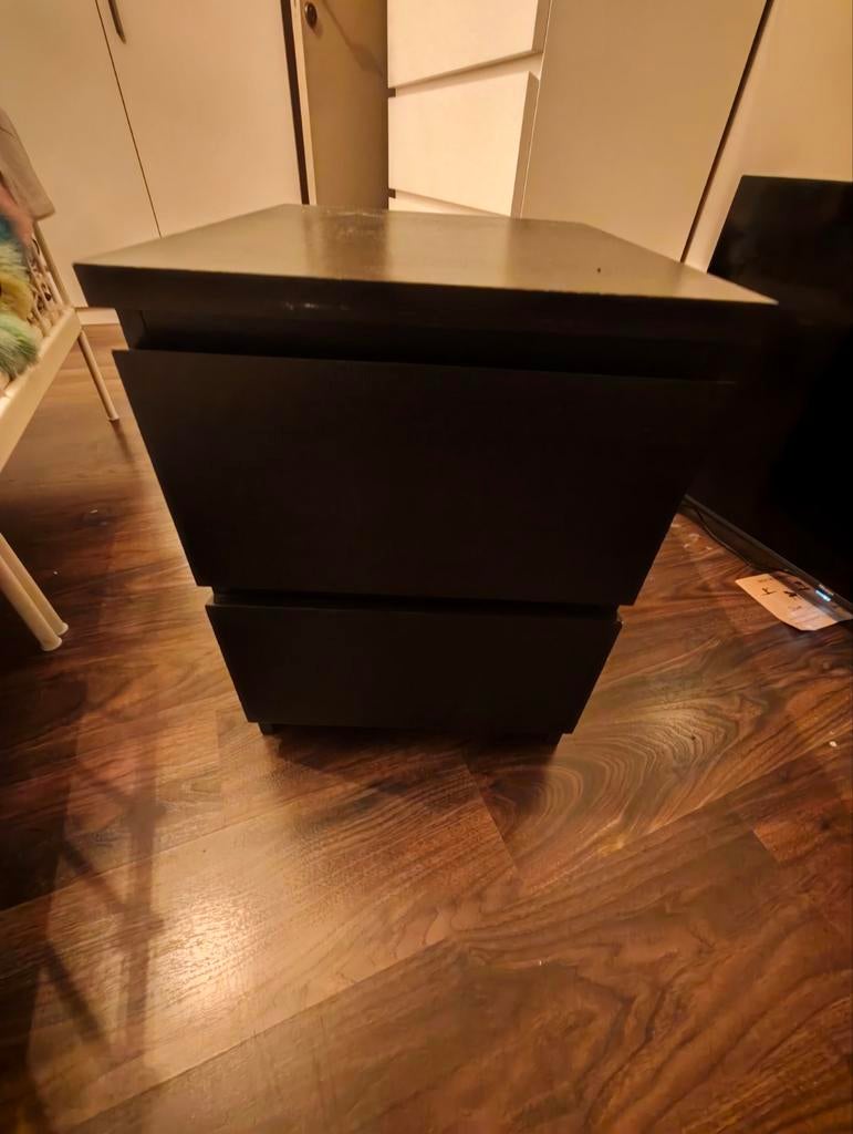 Deux tables basses Ikea brun foncé, Ophalen of Verzenden