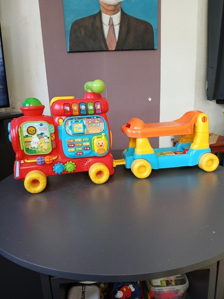 V Tech trein, Ophalen, Gebruikt, 6 maanden tot 2 jaar
