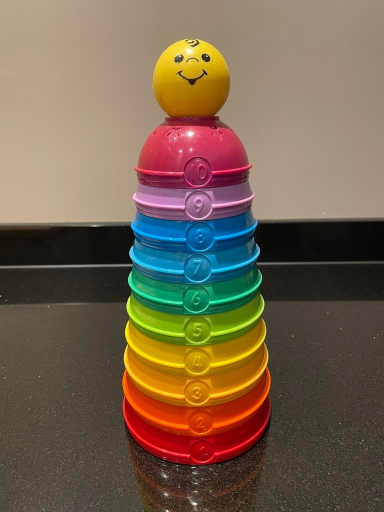 Fisher Price stapeltoren, Kinderen en Baby's, Speelgoed | Fisher-Price, Ophalen of Verzenden, Zo goed als nieuw