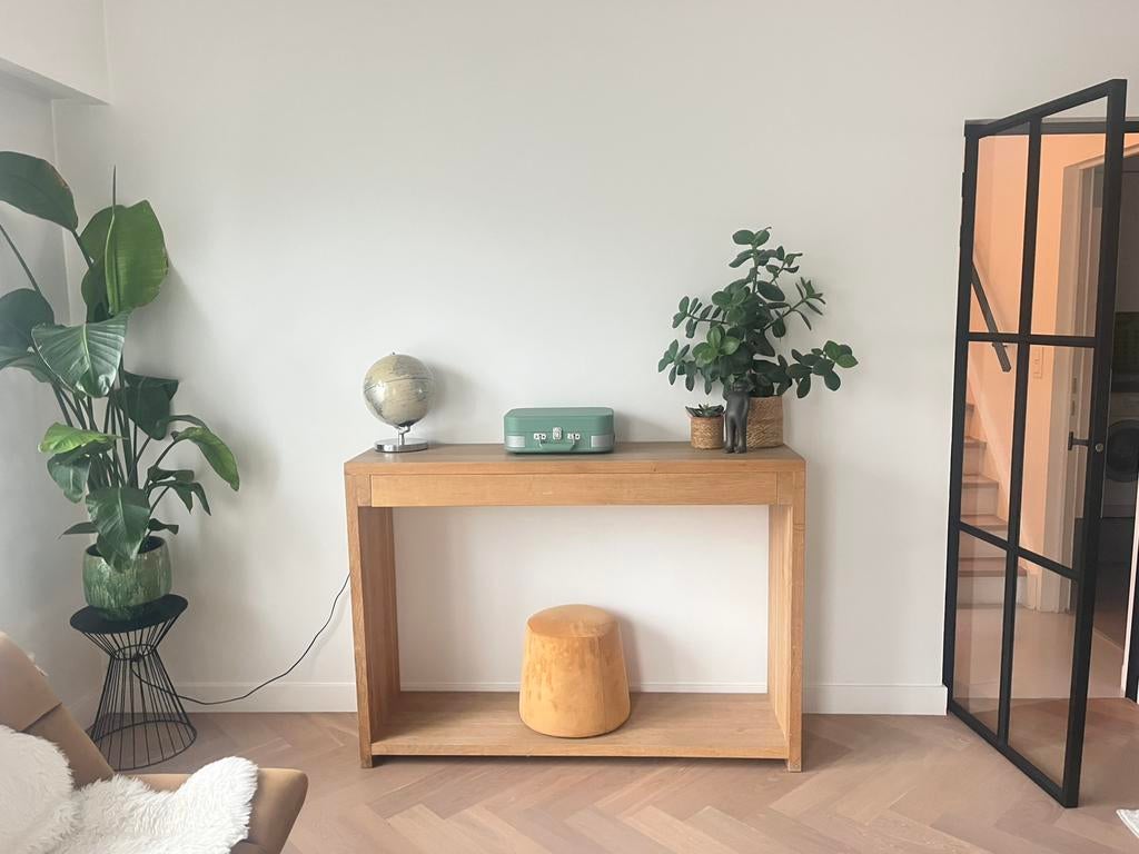 Massief eiken commode, Ophalen, Zo goed als nieuw