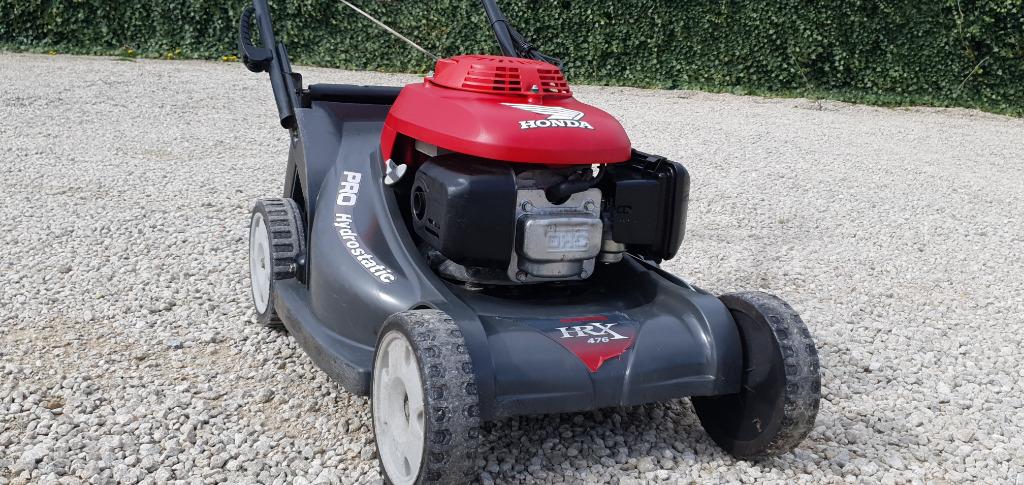 grasmaaier Honda HRX 476, mulcher, nooit zak ledigen.!!, Tuin en Terras, Ophalen, Zo goed als nieuw, Opvangbak
