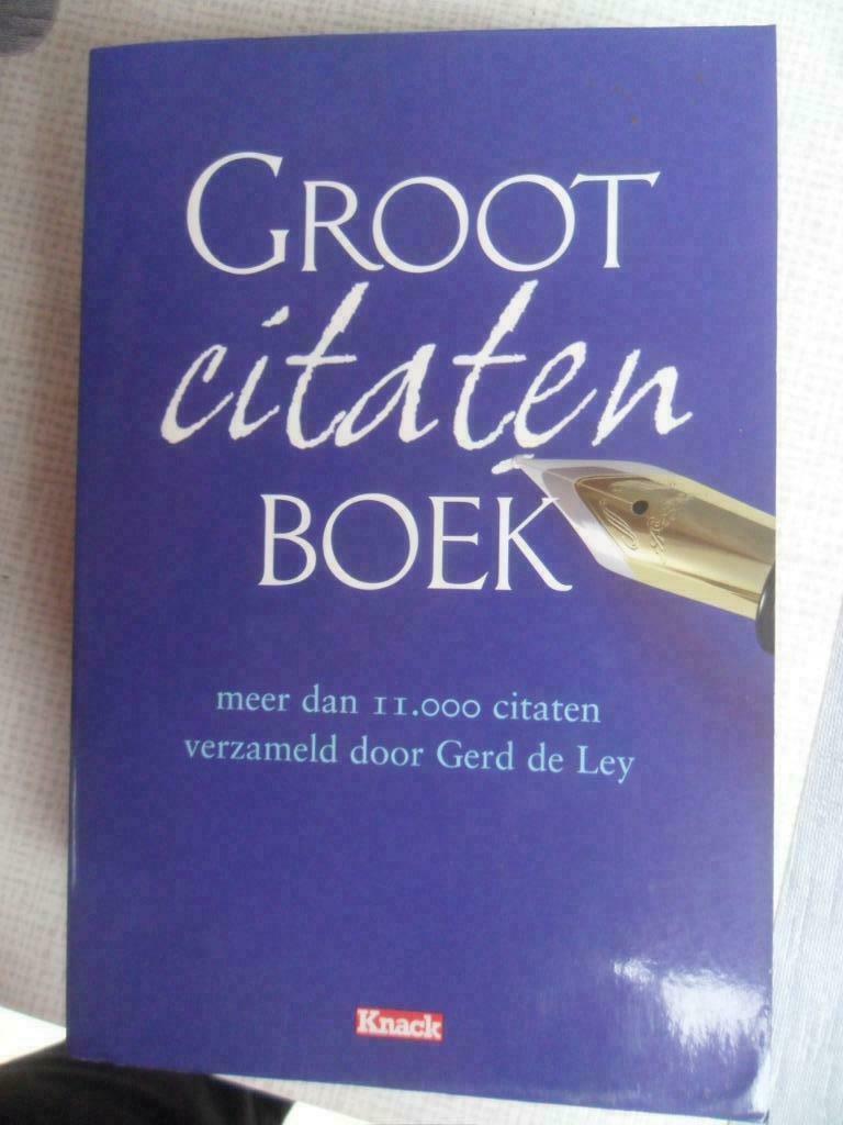 groot citatenboek, Ophalen of Verzenden, Zo goed als nieuw