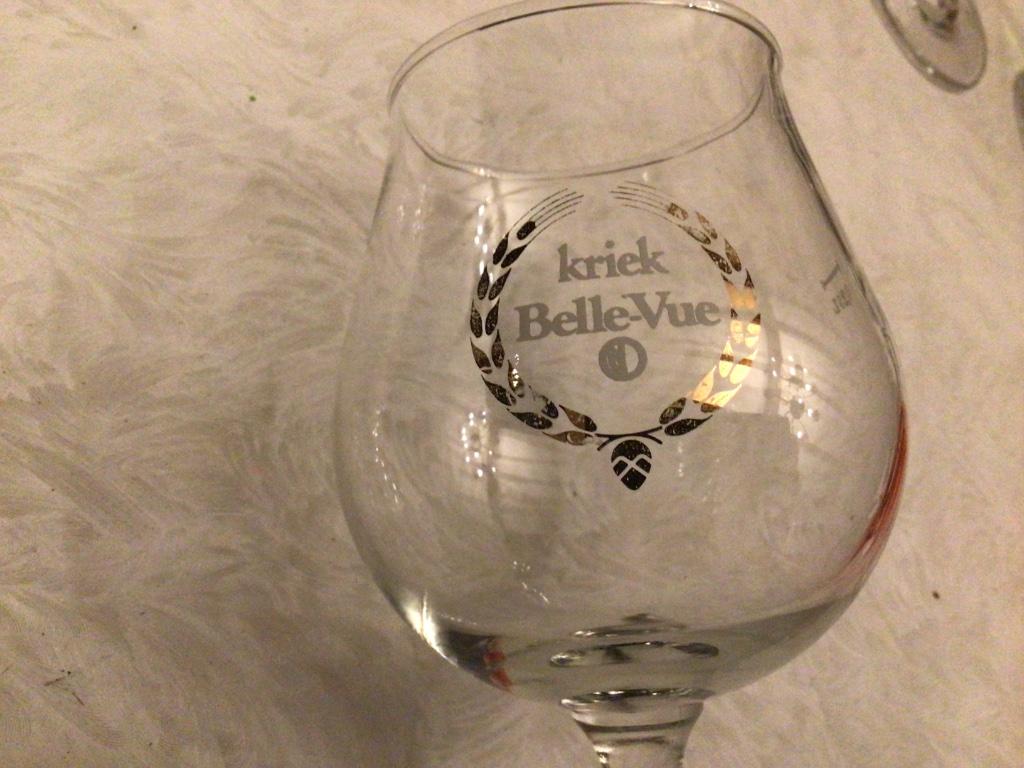 1 Kriek Belle-vue bierglas 0,25l, Enlèvement ou Envoi