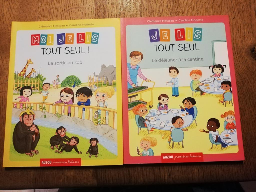 2 livres "Je lis tout seul" édition Auzou, Enlèvement ou Envoi, Fiction général, Comme neuf, Clémence Masteau et Caroline Modeste